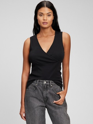Maternity V-Neck Nursing Tank Top | Gap (US)