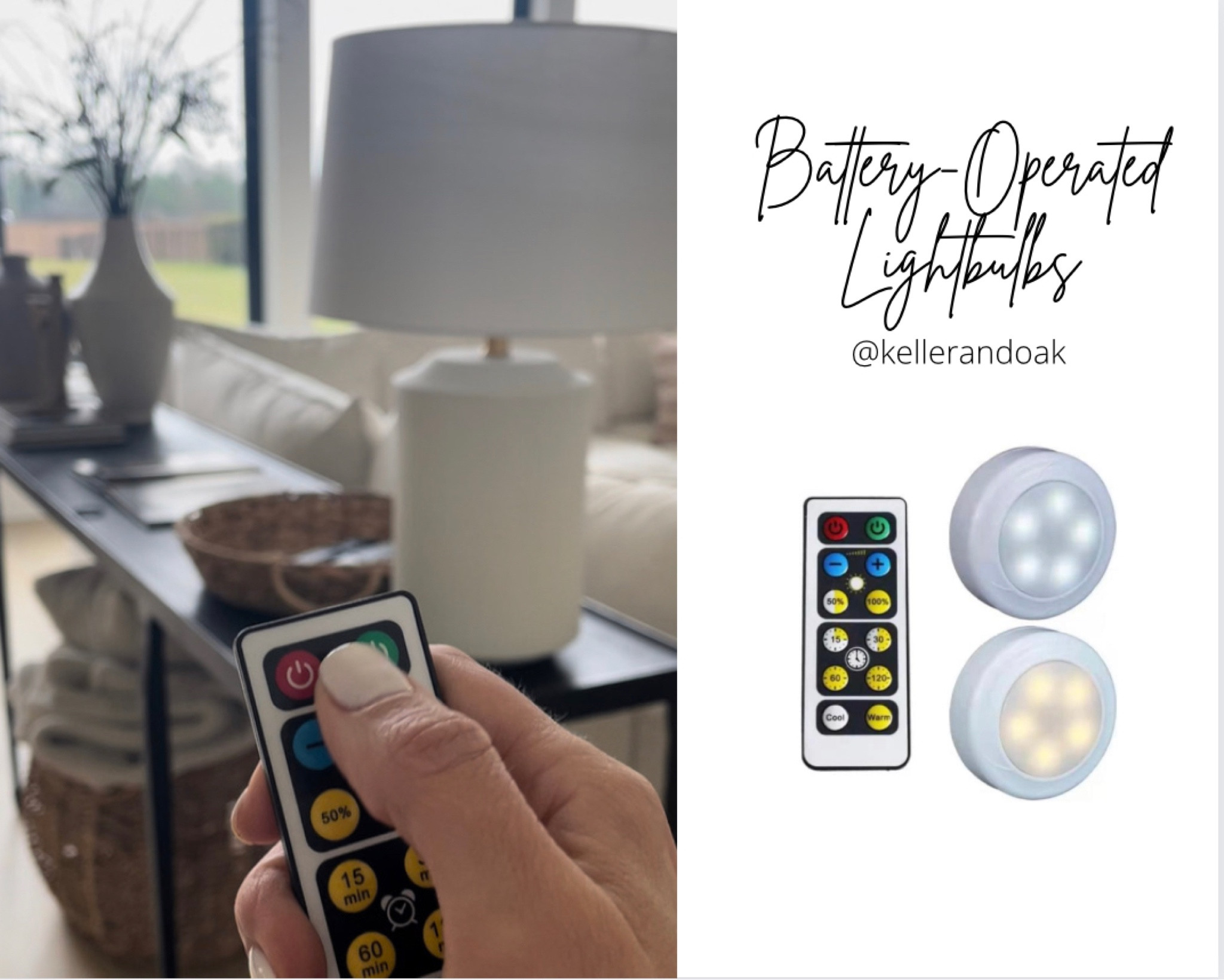 Battery operated lightbulbs, lights with remote, lights with timer, rechargeable lights, home hacks, Amazon home, home DIY

#kellerandoak #homehacks #homediy #diy #ltkhome #amazonhome 