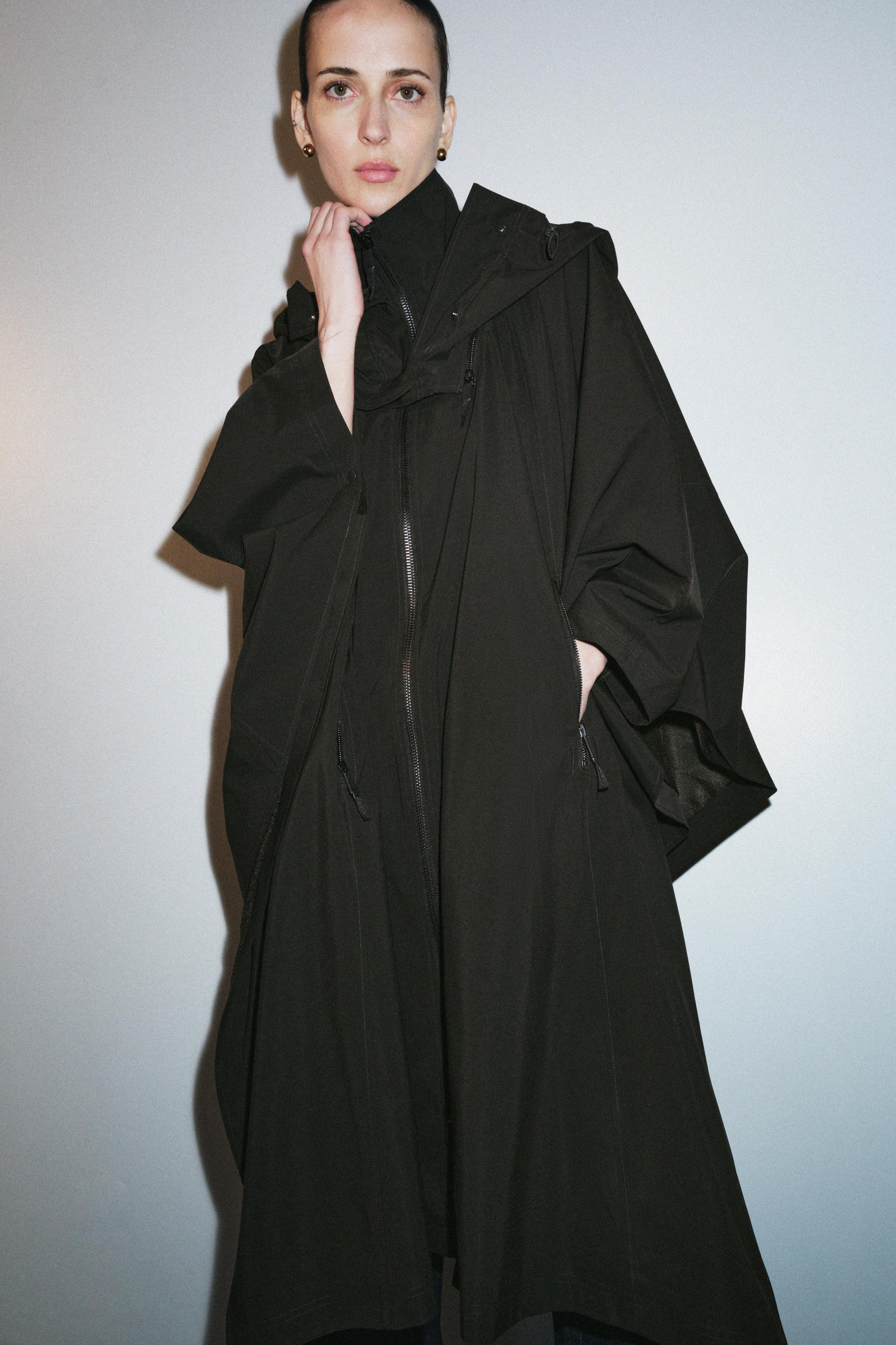 WATER-REPELLENT CAPE TRENCH COAT ZW COLLECTION LIMITED EDITION | Zara UK