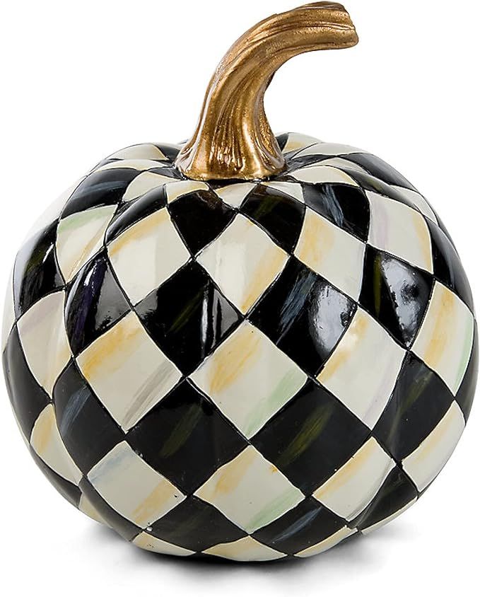 Amazon.com: MacKenzie-Childs Ivory Dotty Decorative Pumpkin for Fall Decor, Autumn Decorations fo... | Amazon (US)