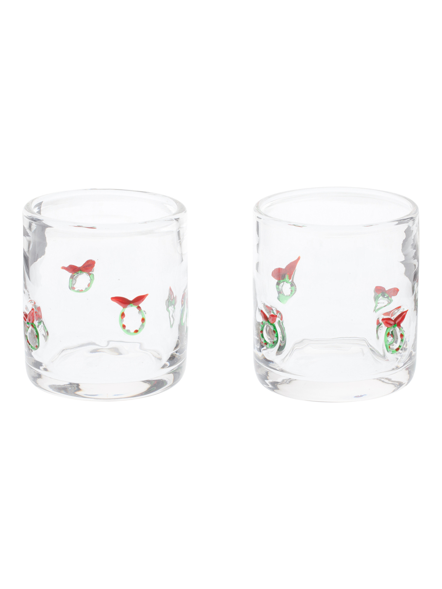 2pk Christmas Wreath Double Old Fashioned Glasses | Kitchen & Dining Room | Marshalls | Marshalls