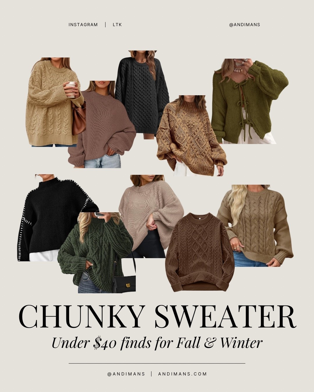 Chunky knit sweater finds under $40 for fall and winter! And my favorite high rise flare jeans!

#LTKOver40 #LTKFindsUnder50 #LTKSeasonal