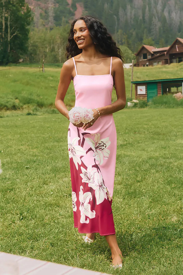 Aspen Romance Floral Maxi Dress | Cupshe US