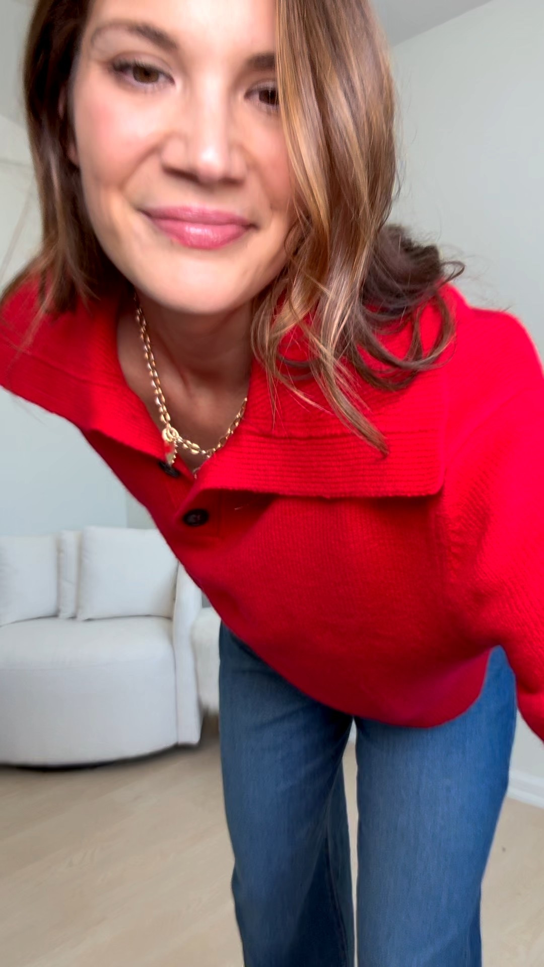 Love this sweater from the new Demi Lovato collection on Amazon! It’s super cozy and thick. I’m wearing a size large in it! 

Cozy sweater, Fall fashion, Winter finds, Fashion finds, Red sweater, Holiday outfits, Tall girl approved, Stang and co  

#LTKTall #LTKSeasonal #LTKHoliday