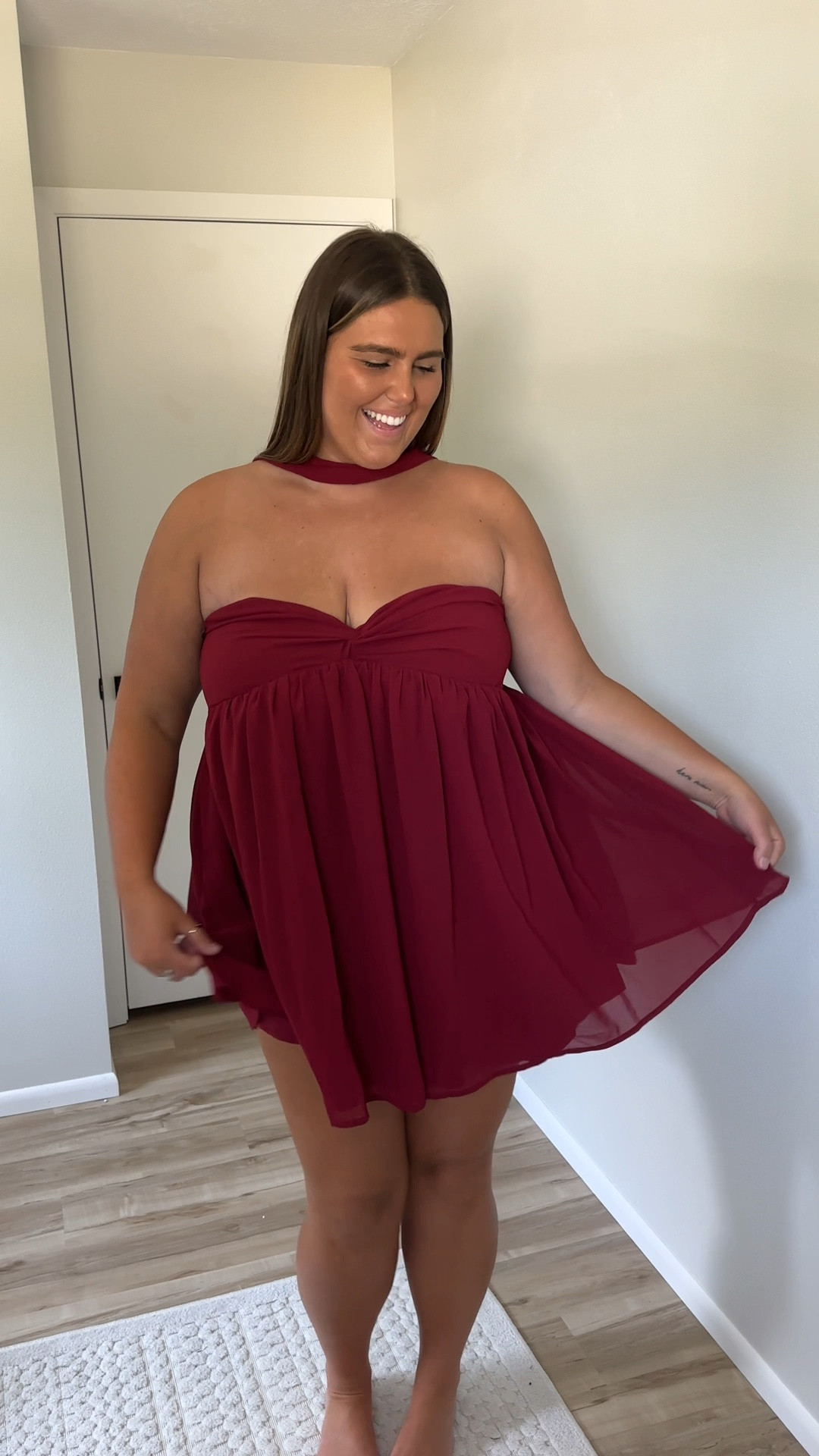 Size 18 in each. Mini dress plus size approved  

#LTKStyleTip #LTKMidsize #LTKPlusSize