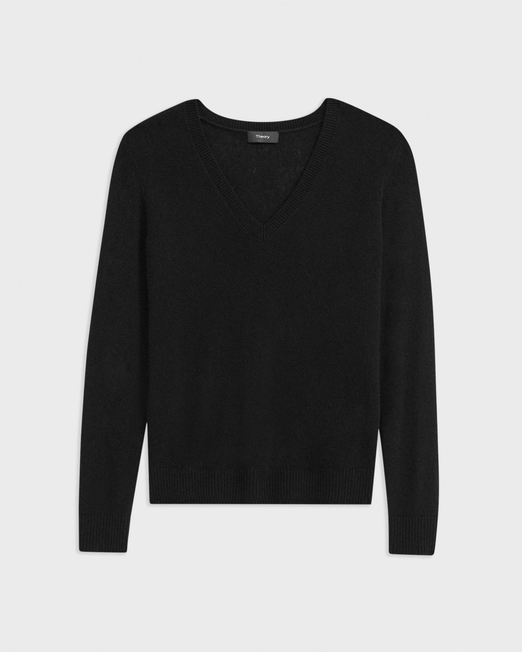V-Neck Sweater in Feather Cashmere | Theory
