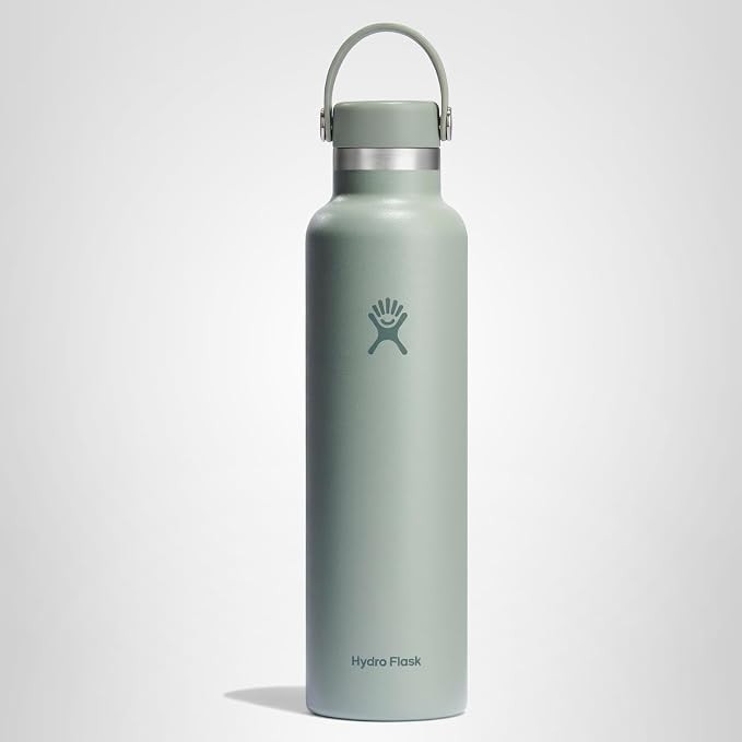 Hydro Flask Water Bottle - Insulated Stainless Steel - Non Spill, Leakproof in 24 Oz Agave Green | Amazon (US)