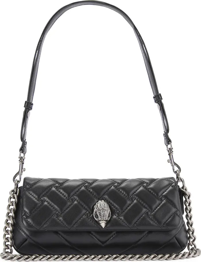 Kurt Geiger London Small Long Kensington Quilted Leather Shoulder Bag | Nordstromrack | Nordstrom Rack