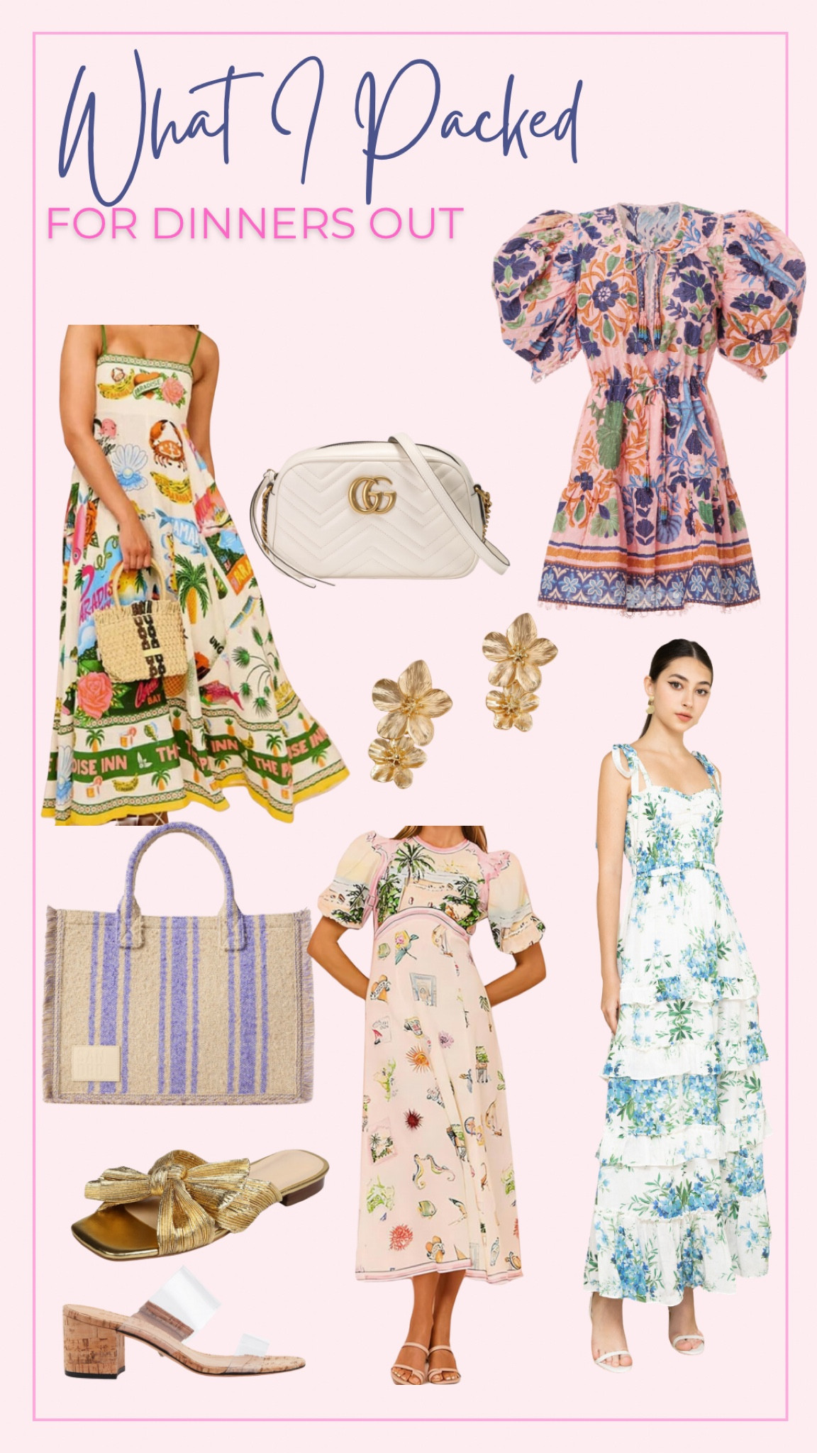 My sundress vacation collection! All such pretty prints and colors - and two are from Amazon! The Sandro bag was a splurge but it is great as a pool bag and a cute tote!

#LTKStyleTip #LTKTravel #LTKSeasonal