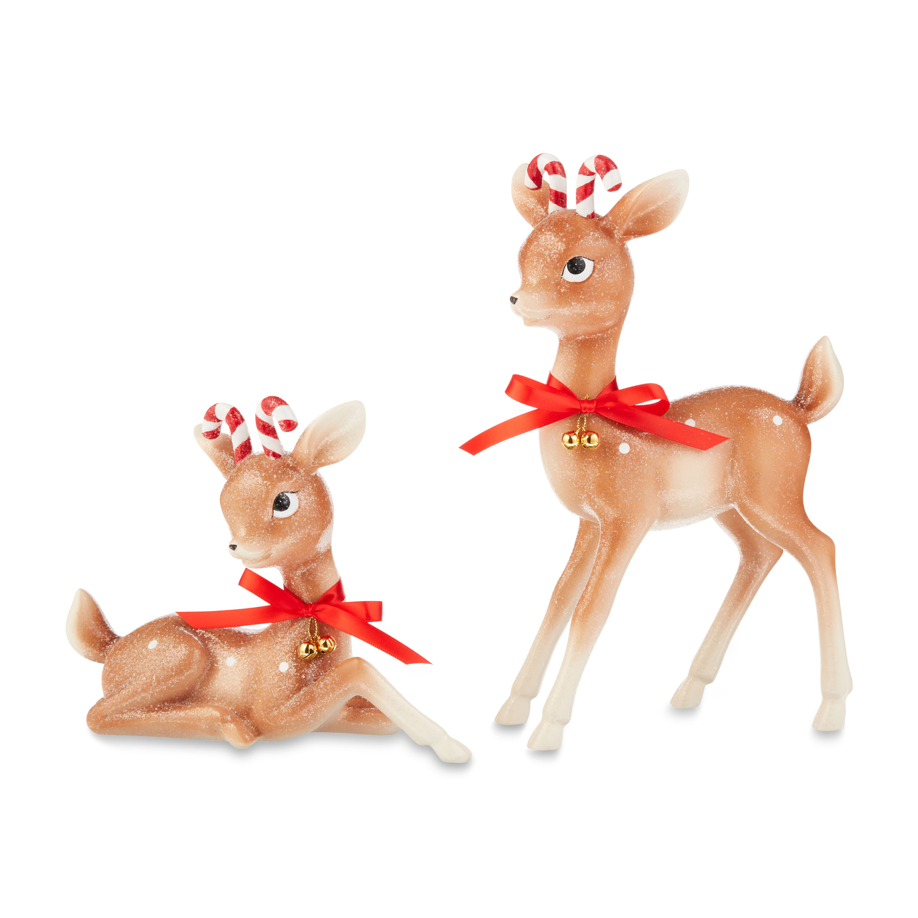Holiday Time 2pk Polyresin Deer Decor | Walmart (US)