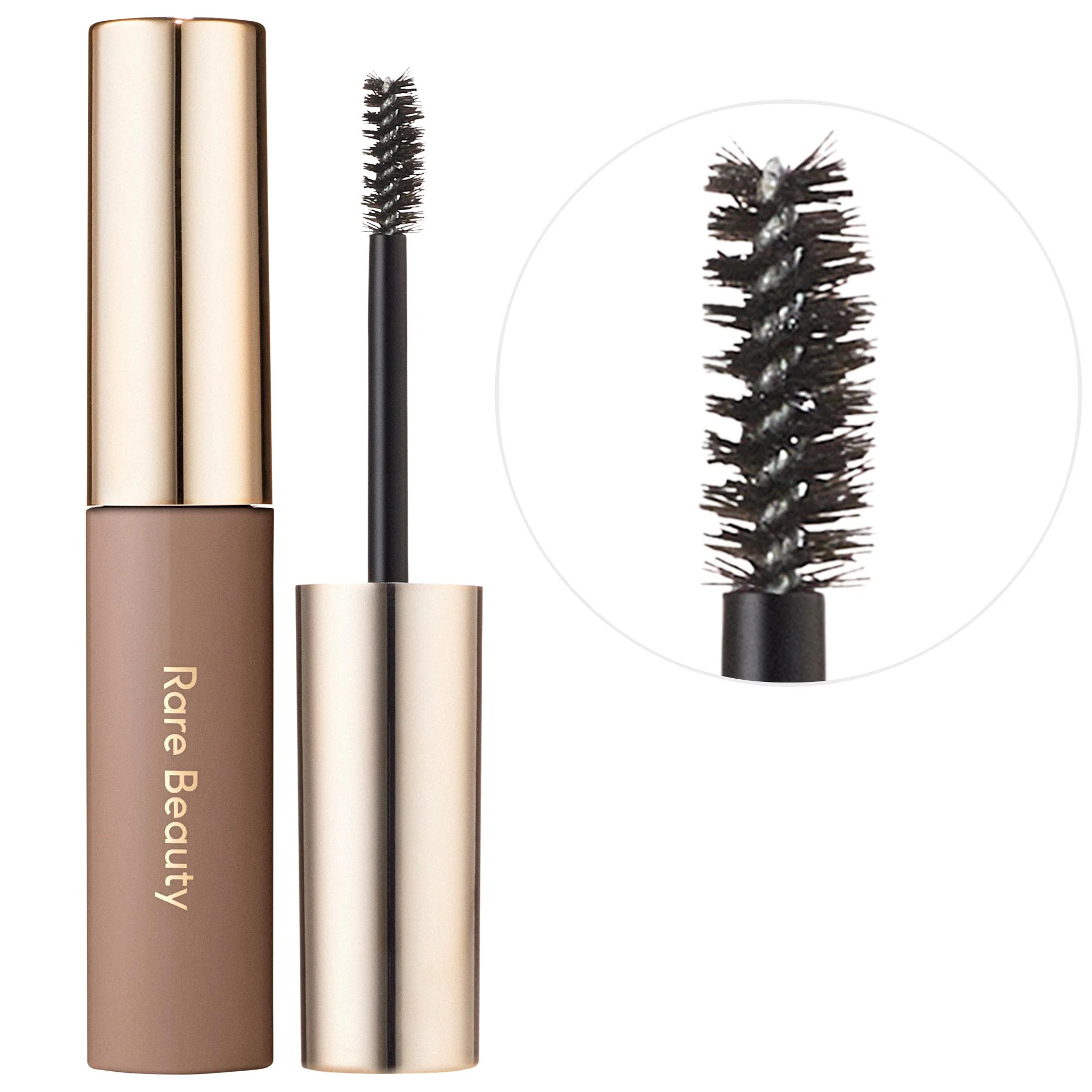 Rare Beauty by Selena Gomez Brow Harmony Flexible Lifting and Laminating Eyebrow Gel Rich Taupe 0.15 oz/4.5 g | Sephora (US)
