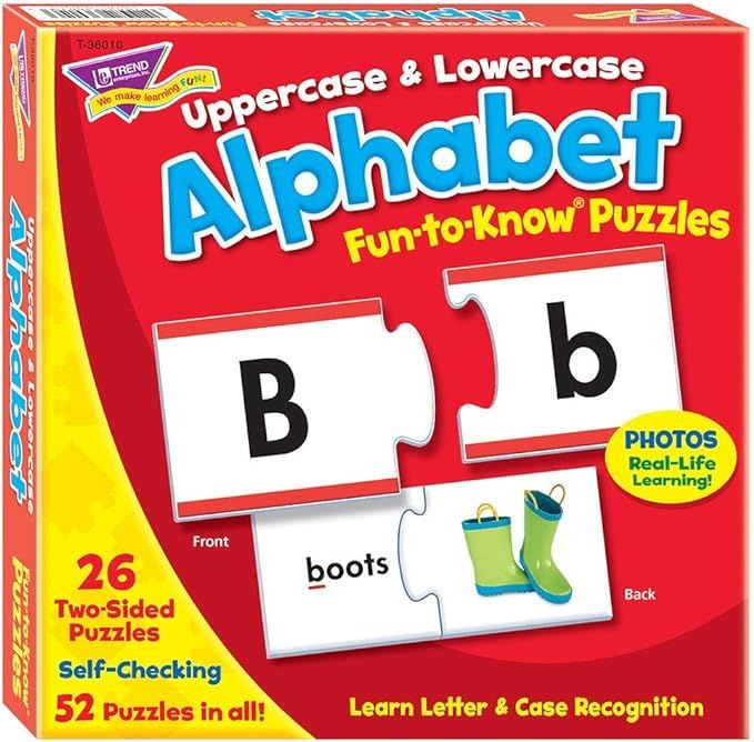 Fun-to-Know® Puzzles: Uppercase & Lowercase Alphabet | Amazon (US)