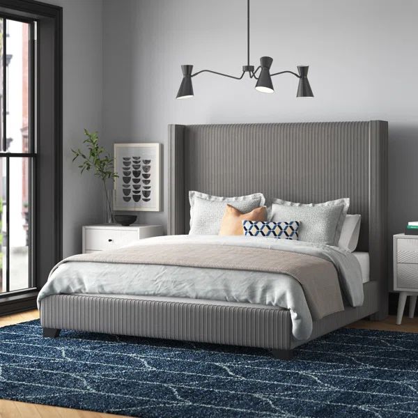 Solon Upholstered Low Profile Standard Bed | Wayfair North America