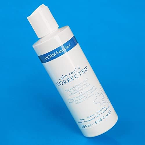 DERMAdoctor Calm Cool + Corrected Hydrating Cleansing Oil, Moisturizer and Makeup Remover for Dry, S | Amazon (US)