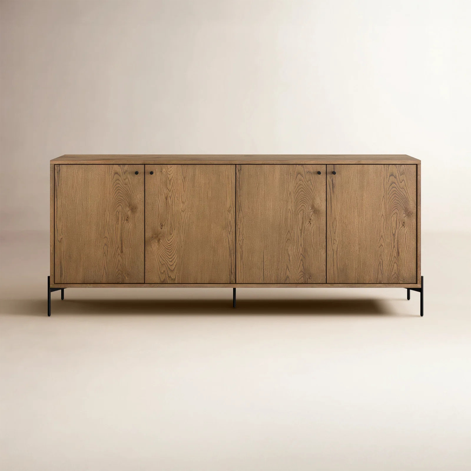 Birch Lane™ Aceton 75.5" Wide Oak Solid Wood Sideboard & Reviews | Wayfair | Wayfair North America