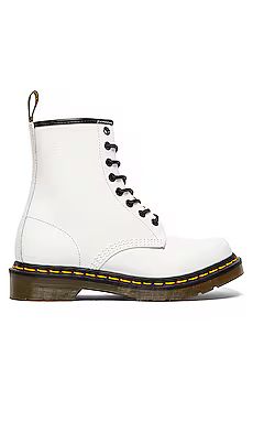 Dr. Martens 1460 8 Eye Boot in White from Revolve.com | Revolve Clothing (Global)