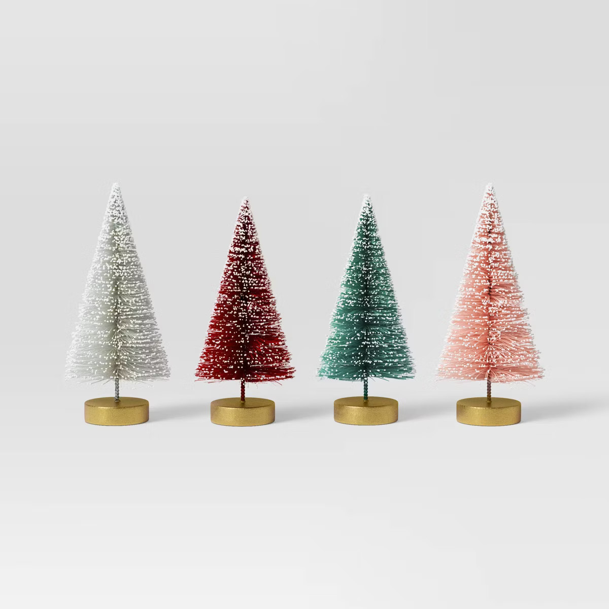 Mini Bottle Brush Christmas Tree Filler Set - Threshold™ | Target