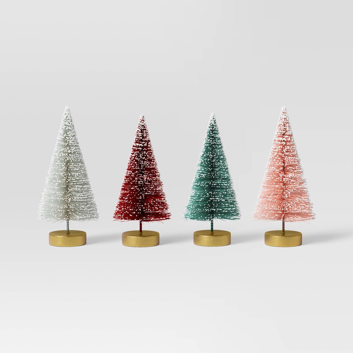Mini Bottle Brush Christmas Tree Filler Set - Threshold™ | Target