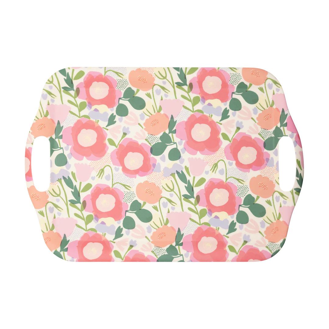 Floral Reusable Bamboo Tray | My Mind's Eye