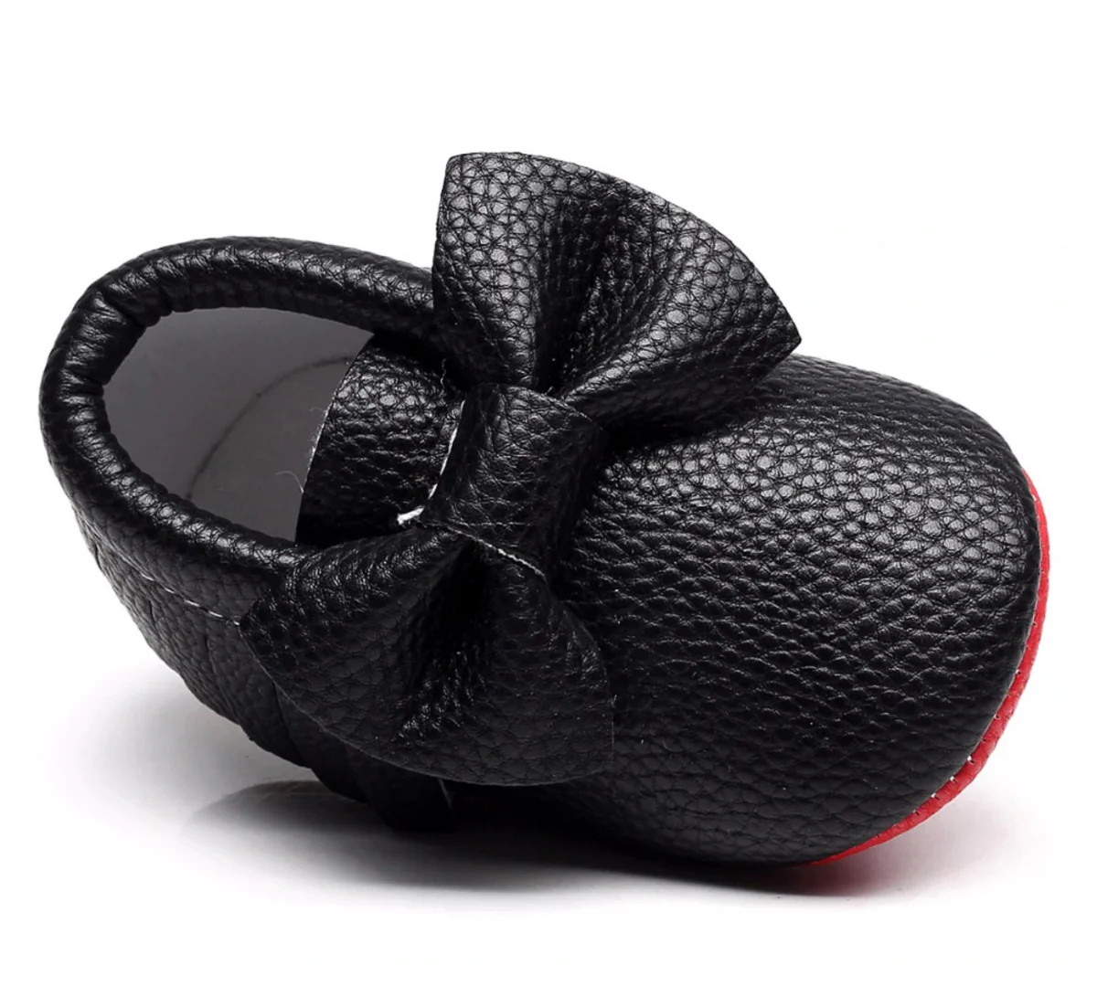 Red Bow Black | Baby Feet