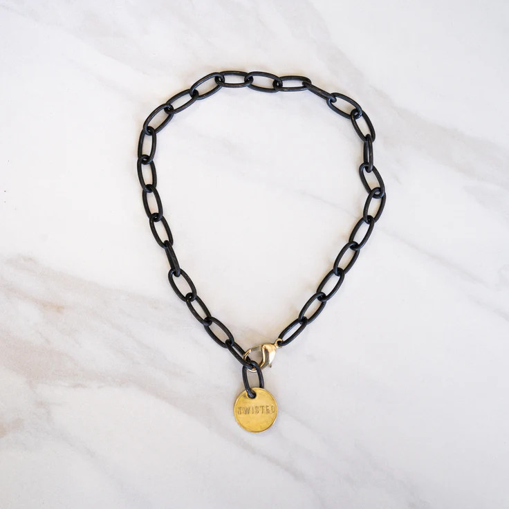 DISTRESS Necklace | Twisted Silver