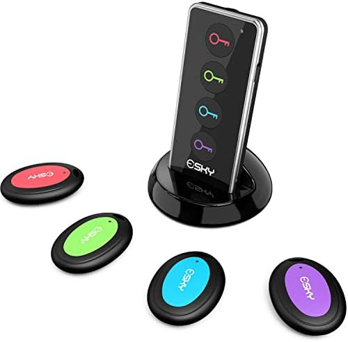 Key Finder with Extra 4 Long Chains & Up to 131ft Working Range in Open Space, Simjar Wireless Remot | Amazon (US)