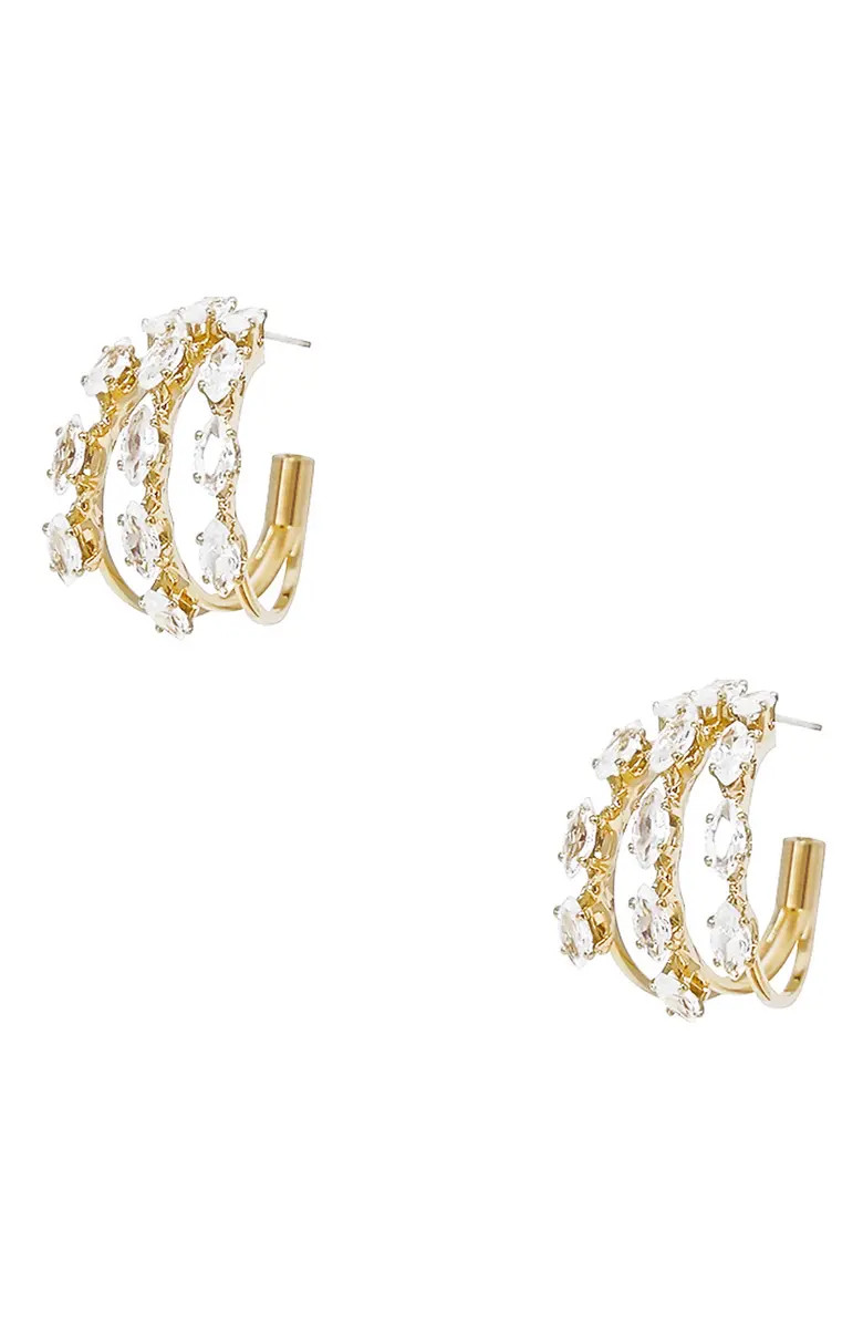 Ettika Crystal Huggie Hoop Earrings | Nordstrom | Nordstrom