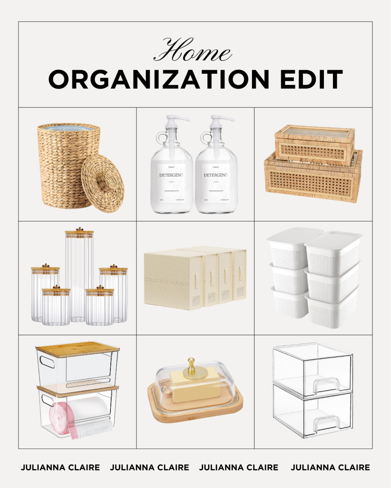 Home organization finds from amazon ✨

#LTKHome #LTKFindsUnder100