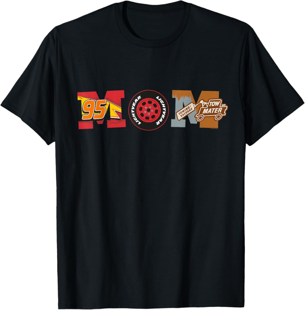 Disney and Pixar\u2019s Cars Mom Mother\u2019s Day Birthday T-Shirt | Amazon (US)