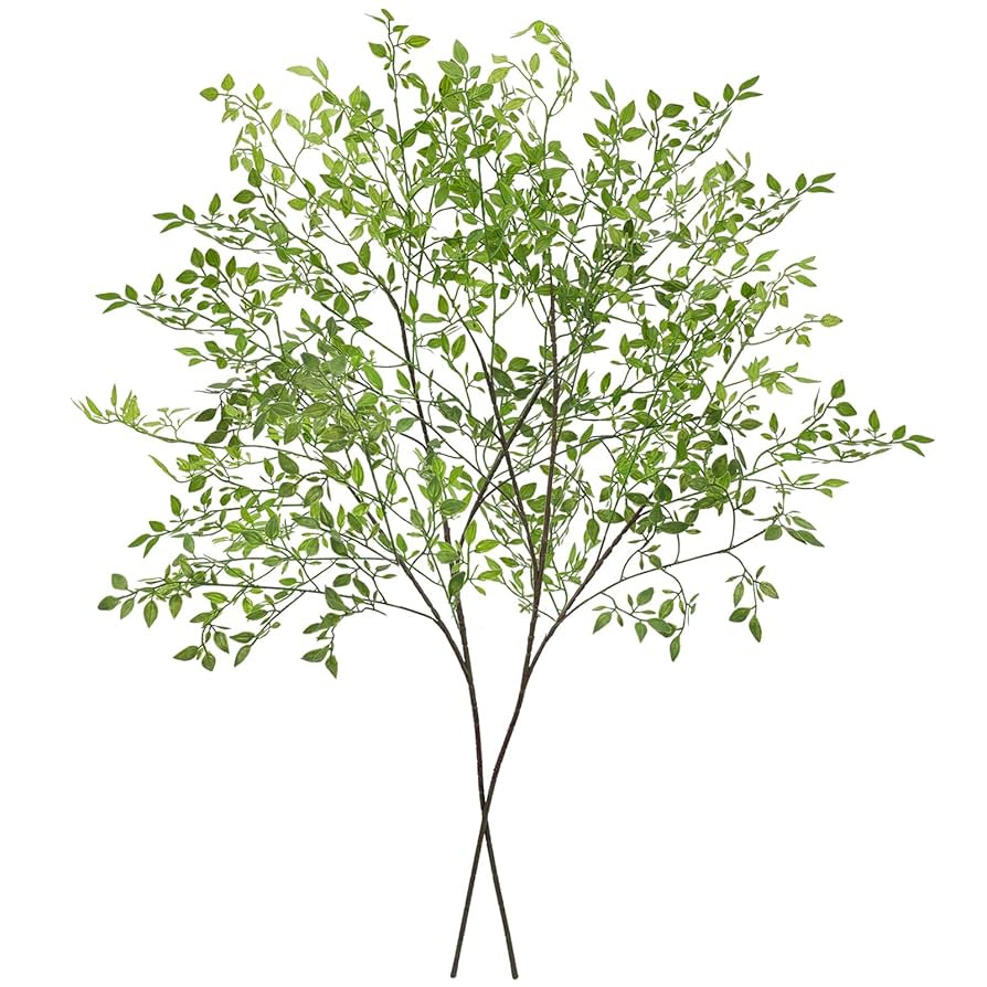CEWOR Artificial Plants 2PCS 43.3 Inch Green Nandina Tall Plants for Wedding Shop Garden Office H... | Amazon (US)