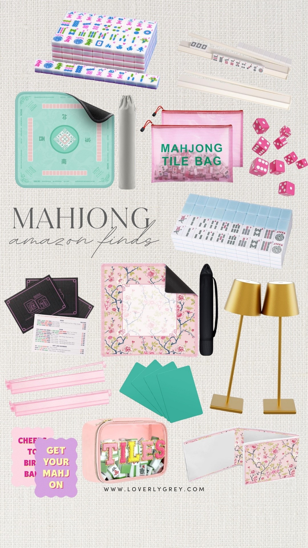 Obsessed with these affordable Mahjong finds on Amazon 😍 these would make a great holiday gift idea! 

Loverly Grey, Amazon find, Mahjong accessories, gift guide, gift ideas 

#LTKGiftGuide #LTKFamily #LTKHoliday
