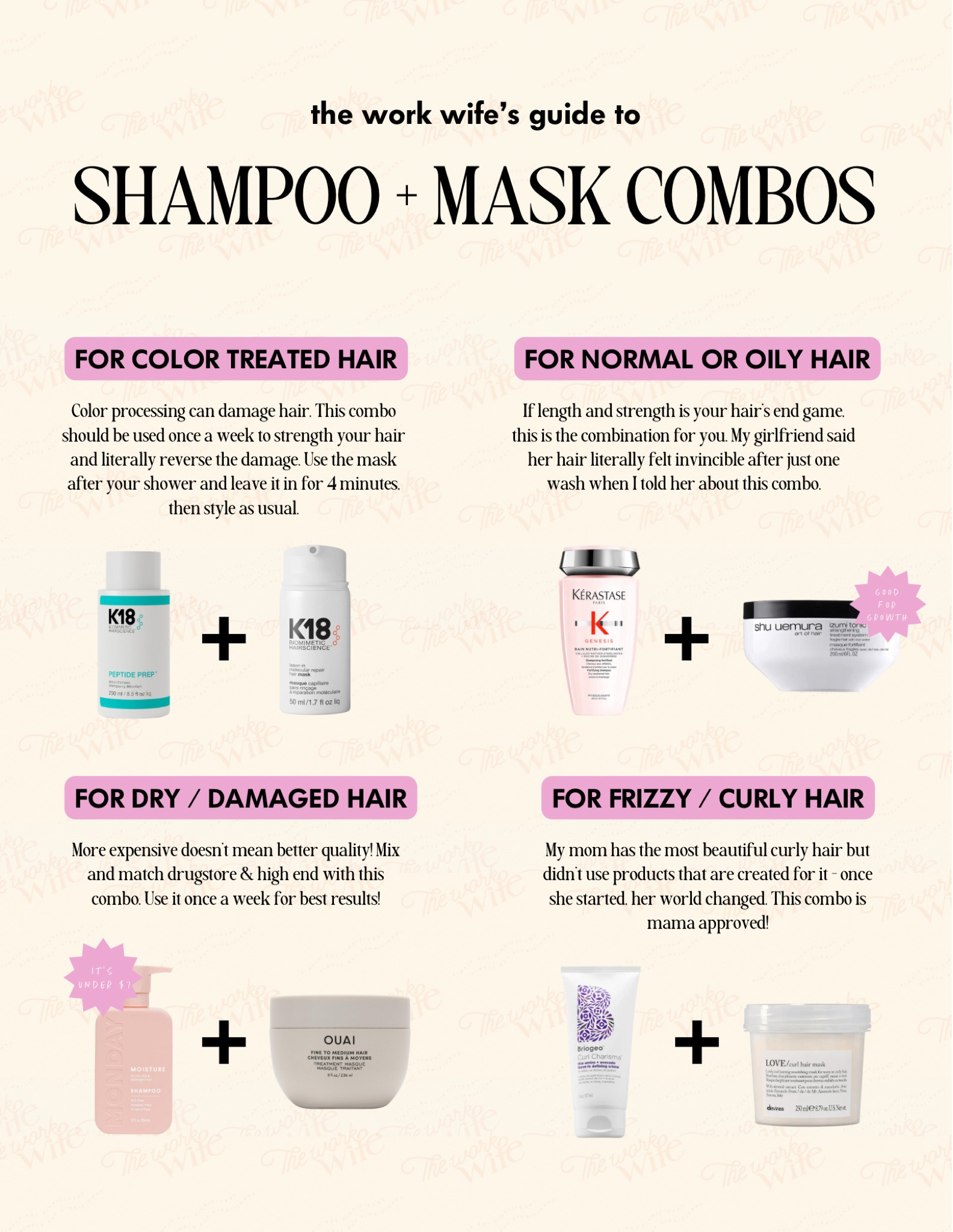 Best Haircare secret? Skip conditioner and use shampoo + hair mask combo. These are my favorites combination for all of  hair types. 

#LTKBeauty