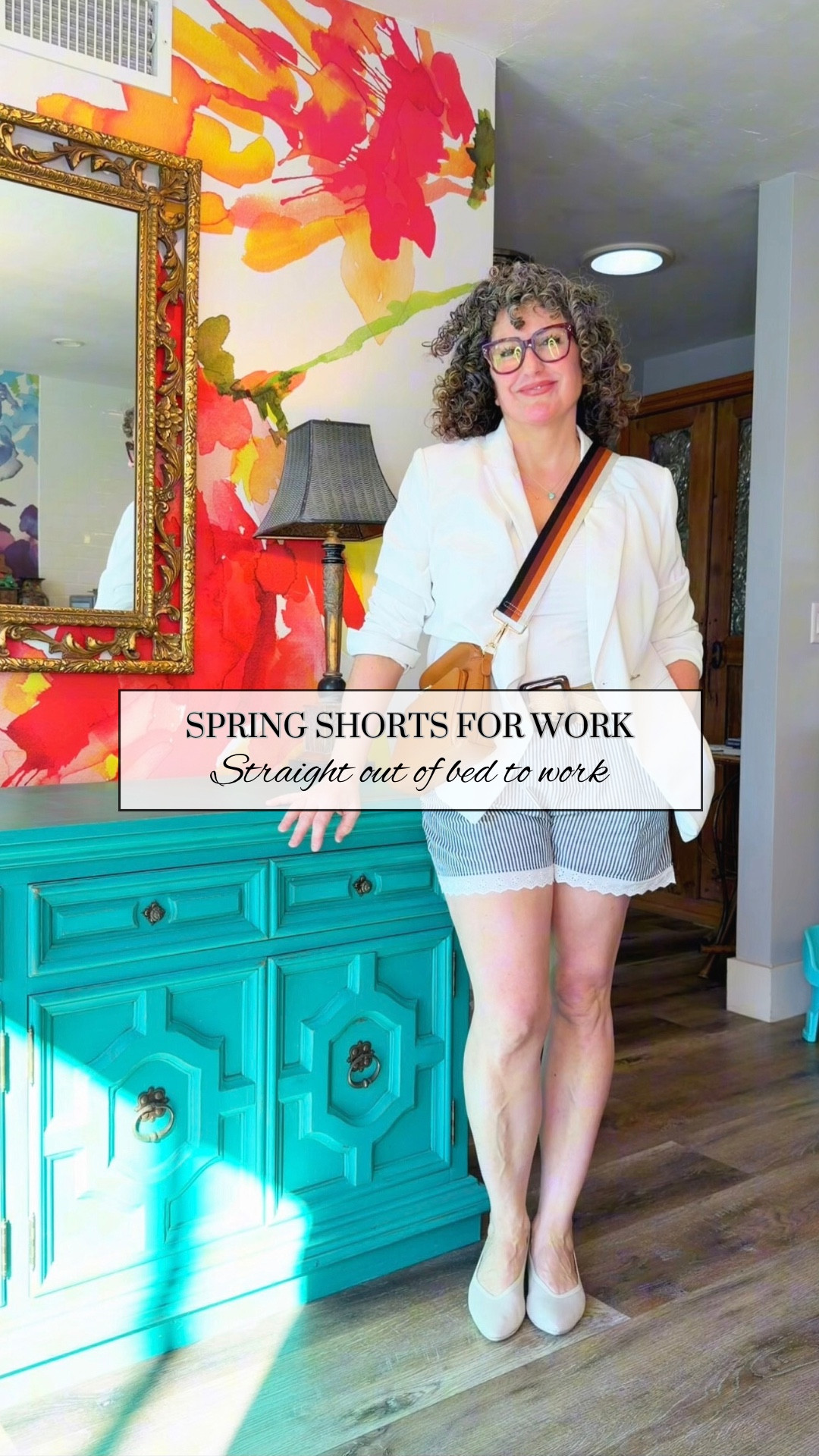 Spring said surprise and I said fine, I’ll wear shorts to work 🌼

These @marvmys_official stripe ruffle shorts are lightweight, polished, and way more versatile than you’d think

Blazer on = office-approved
Blazer off = weekend-ready

Yes, they’re comfy
Yes, they’re flattering
Yes, I’d wear this all season

Wearing size Large
🔗 “SHOP” for link

#springworkwear
#over40style
#midlifefashion
#workwearinspo
#amazonfashionfinds #ltkworkwear
#ltkspringstyle
#ltkwarmweather
#ltkover40
#ltkmidlifefashion
#ltkbusinesscasual
#ltksmartcasual
#ltkofficeoutfit
#ltkblazerstyle
#ltkbasicoutfits
#ltkneutralstyle
#ltkcomfortchic

#LTKgrwm #LTKWorkwear #LTKSeasonal