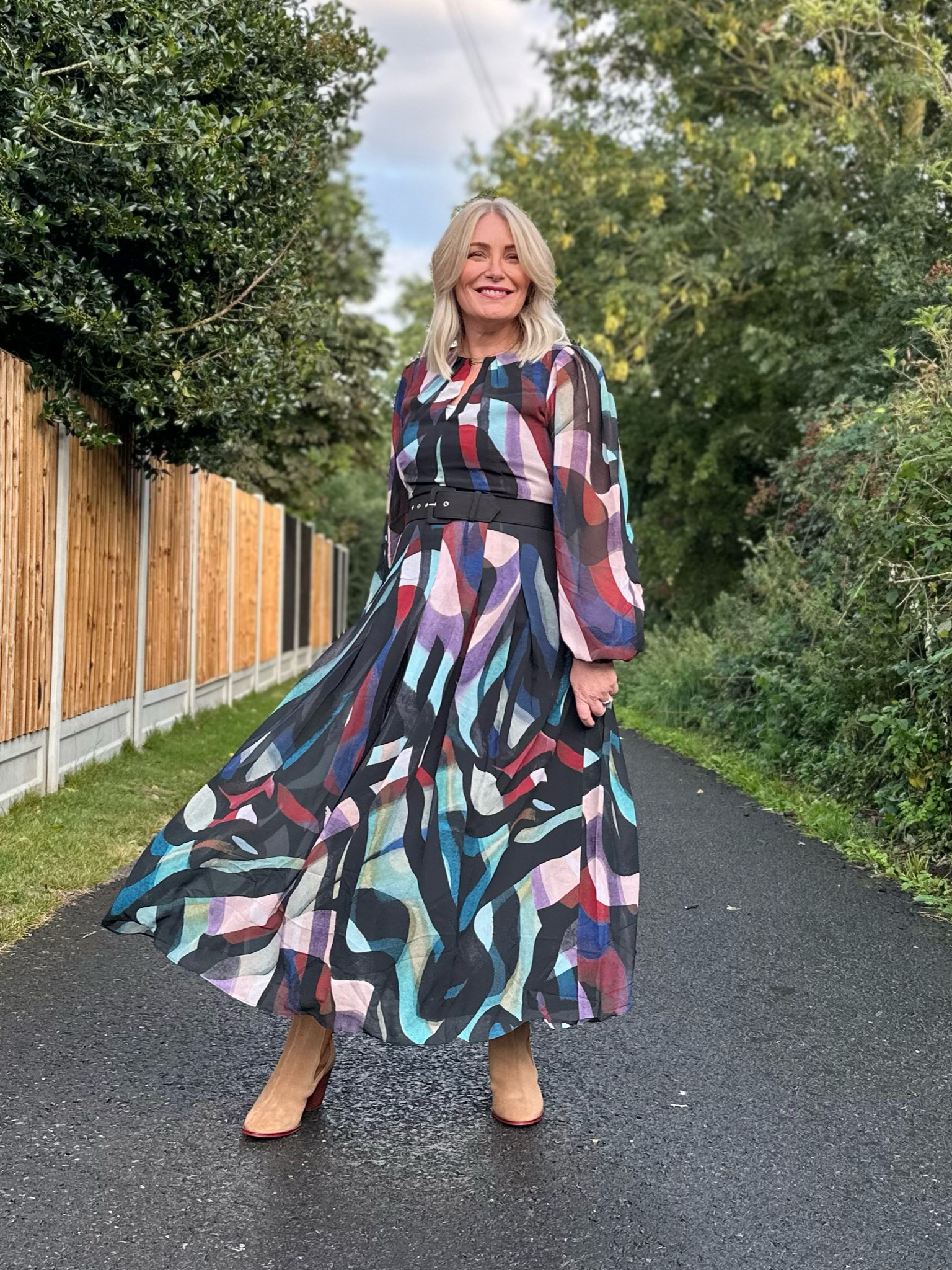 Sky Printed Maxi Dress curated on LTK