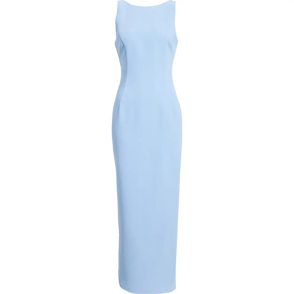 Amanda Uprichard Marbella Maxi Dress in Baby Blue at Nordstrom, Size Large | Nordstrom