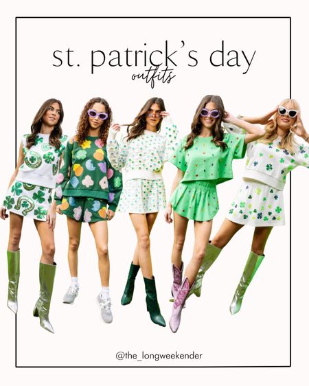 Loving these outfits for St. Patrick’s Day! ☘️ 

St Patrick’s day, green outfit, green shorts, st Patrick’s day outfit, two piece set

#LTKSeasonal #LTKstyletip