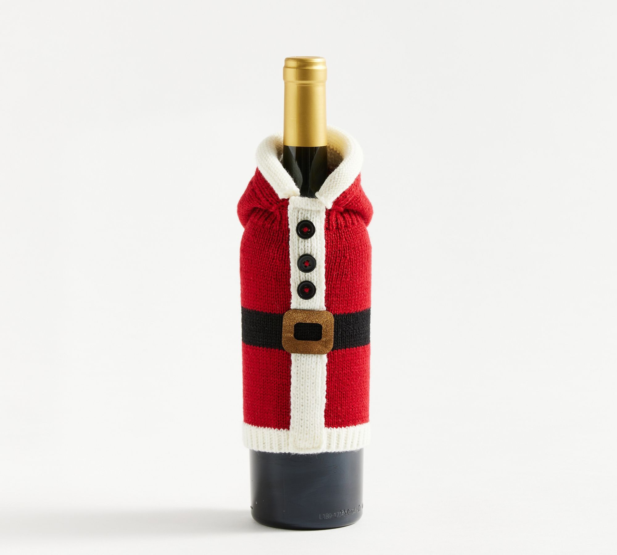 Santa's Jacket Knit Wine Bag | Pottery Barn (US)