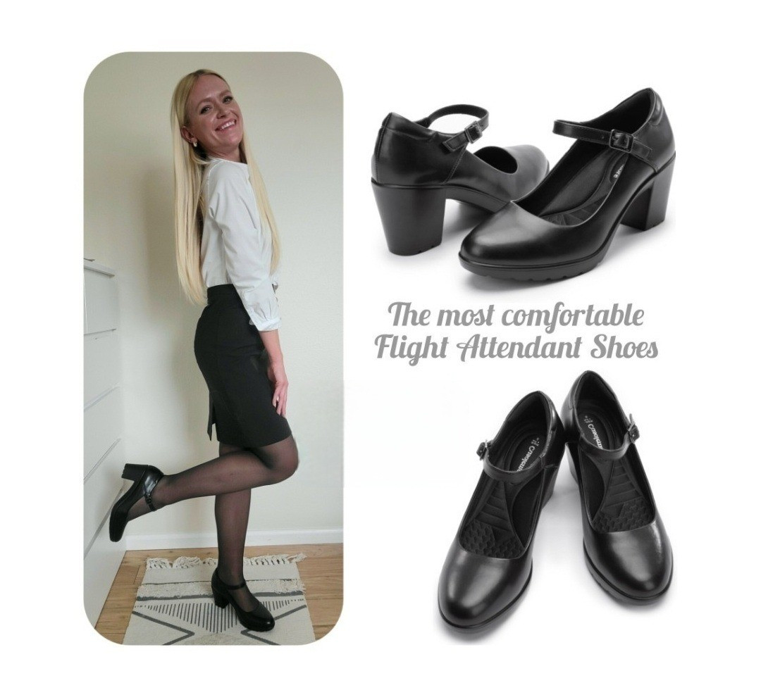 The only flight attendant shoe brand I'll wear 👠 They're SO comfortable- multiple styles all linked below 🤗🩷* cushioned sole, arch support, padded heel *#shoes #flightattendant #workshoes

#LTKWorkwear #LTKSaleAlert #LTKStyleTip