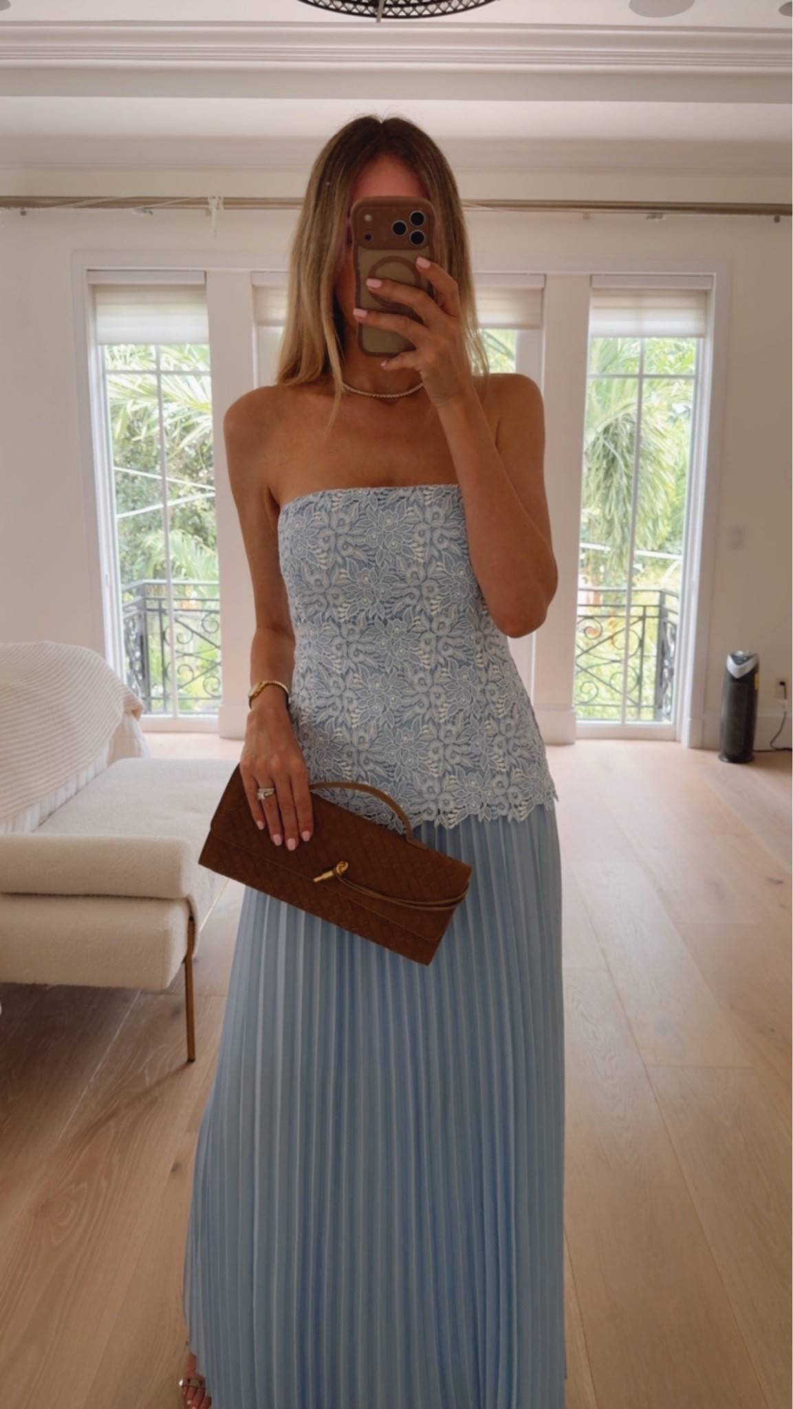 Wedding guest dress summer 🩵
Elegant and flowing 
Fits true to size and I’m wearing size small

#LTKU #LTKootd #LTKWedding