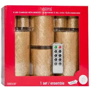 Gold Glitter Scratch LED Candles by Ashland® | Michaels Stores