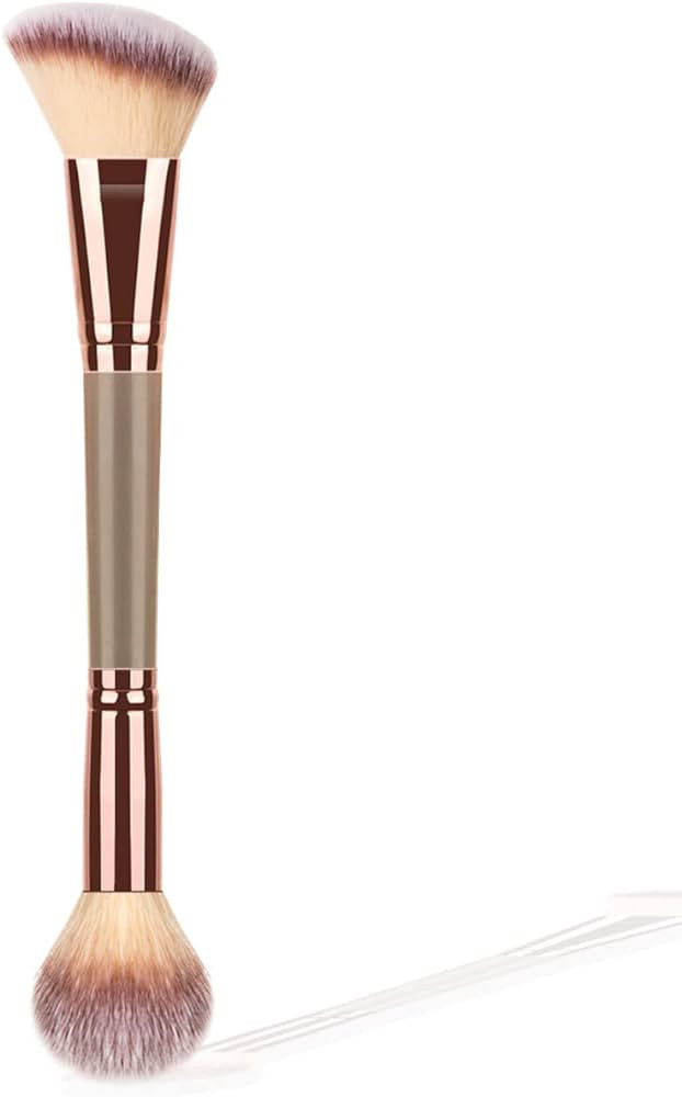 KINGMAS Foundation Makeup Brush, Double Ended Makeup Brushes for Blending Liquid Powder, Conceale... | Amazon (US)