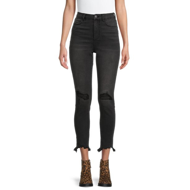 No Boundaries Junior's Cozy Curvy Denim Jeggings - Walmart.com | Walmart (US)