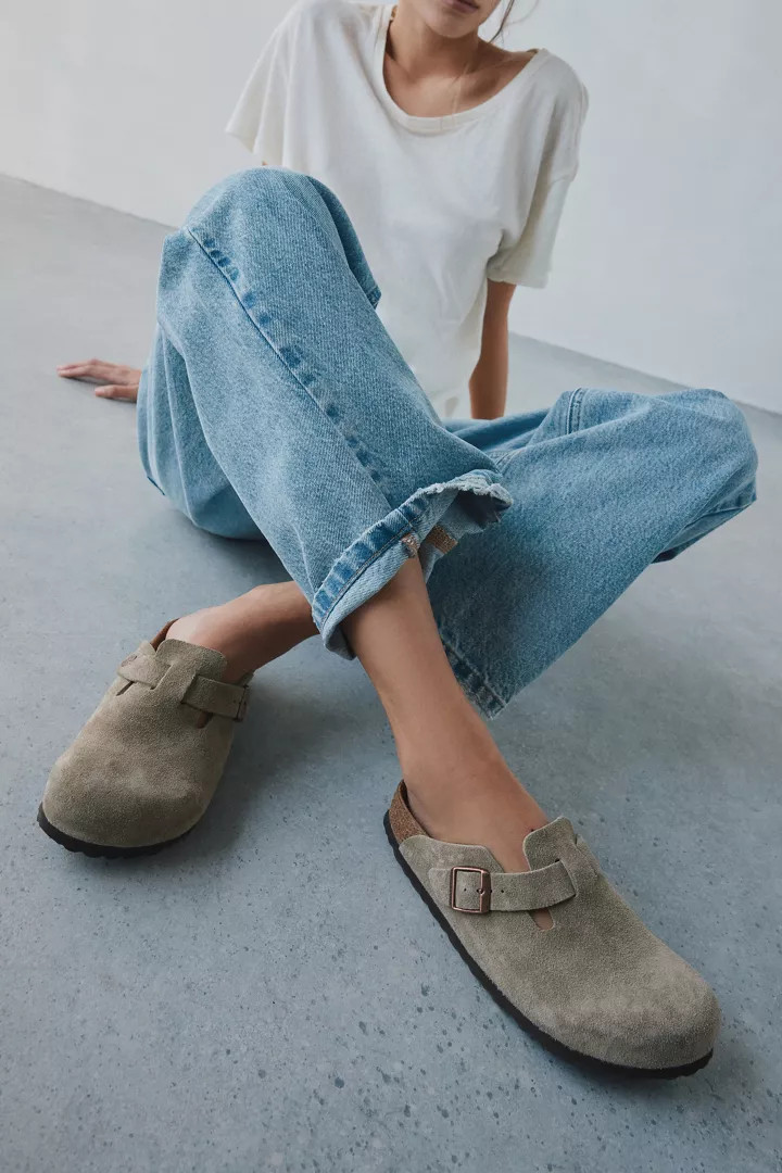 Birkenstock Boston Soft Footbed Suede Clog | Urban Outfitters (US and RoW)