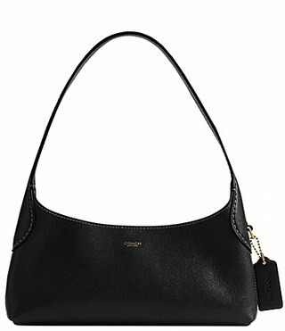 COACH Brooklyn 26 East West Shoulder Bag - Black | Dillard's