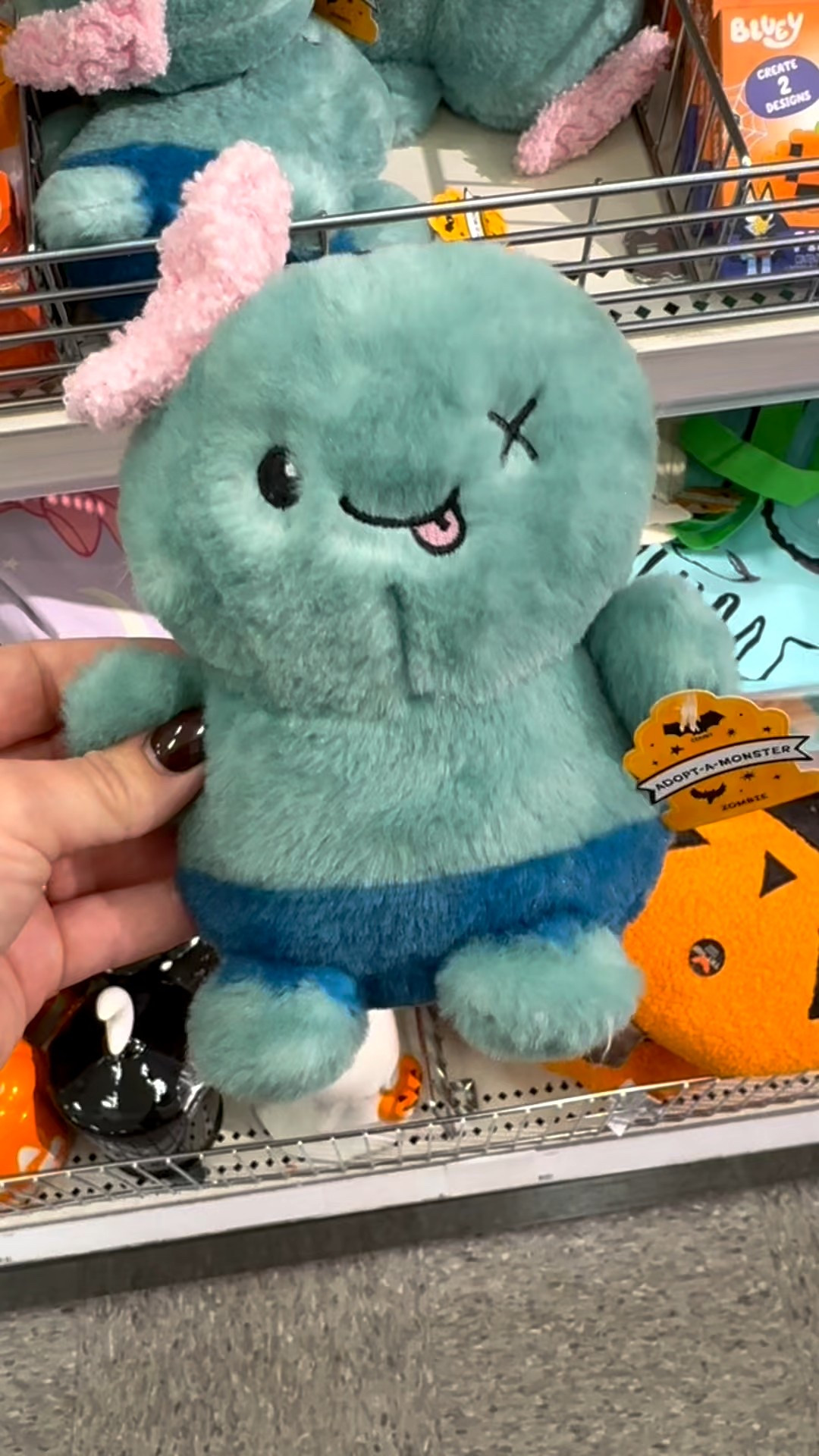 

The cutest Halloween Plushes from Bullseyes Playground. They are only $3. I picked up the zombie for Scarlett’s boo basket this year. It is too cute.  


#targetfinds #targetdollarspot #targetbullseye #targetbullseyesplayground 
Spooky season 
Mom hacks 
Viral finds 
Boo baskets 
Teacher gifts 
Party favors 
Target finds 
Dollar spot 
Haul 
DIY Gift ideas 

#LTKHalloween