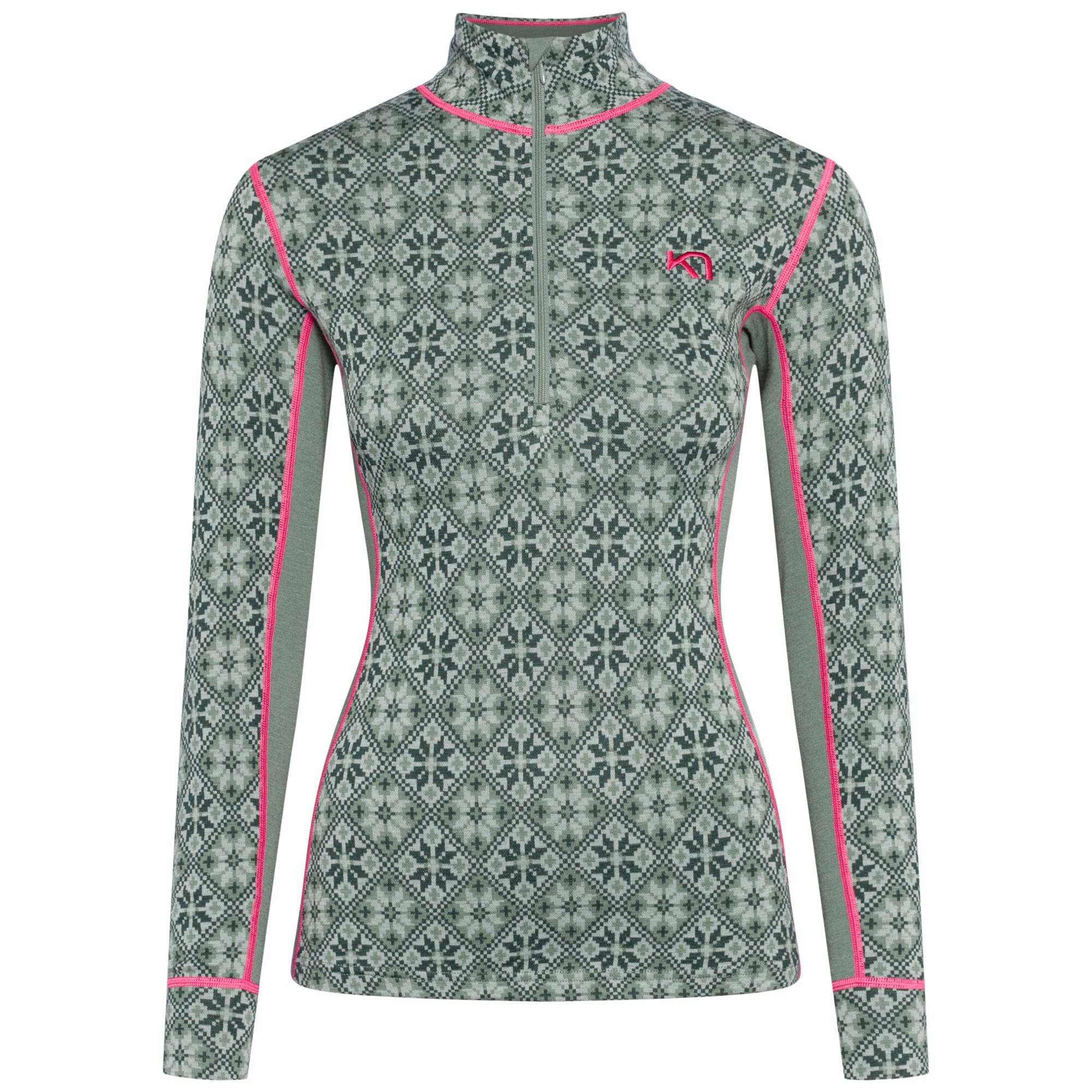 Kari Traa Women's Rose Half-Zip Base Layer Top Green L | REI