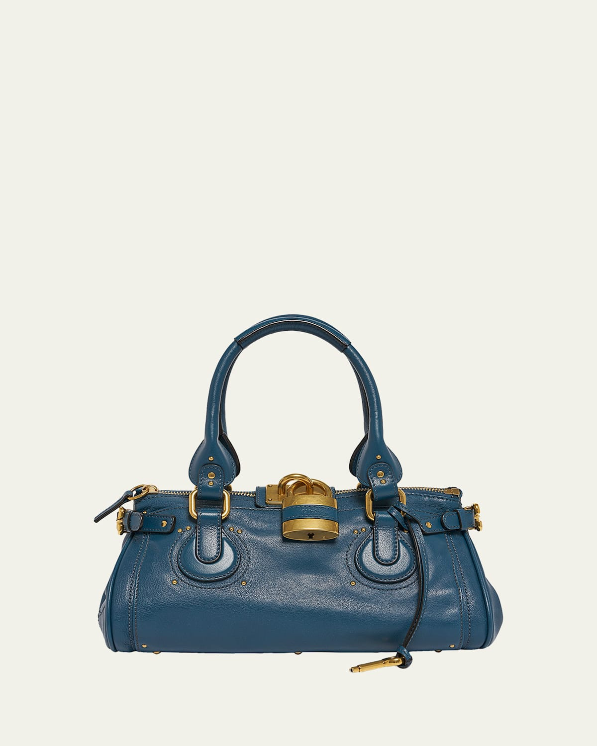 Paddington Padlock Shoulder Bag in Leather | Bergdorf Goodman