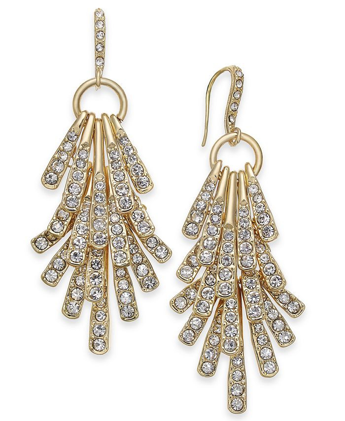 INC International Concepts Stick Shaky Chandelier Earrings, Created for Macy's  & Reviews - Earri... | Macys (US)