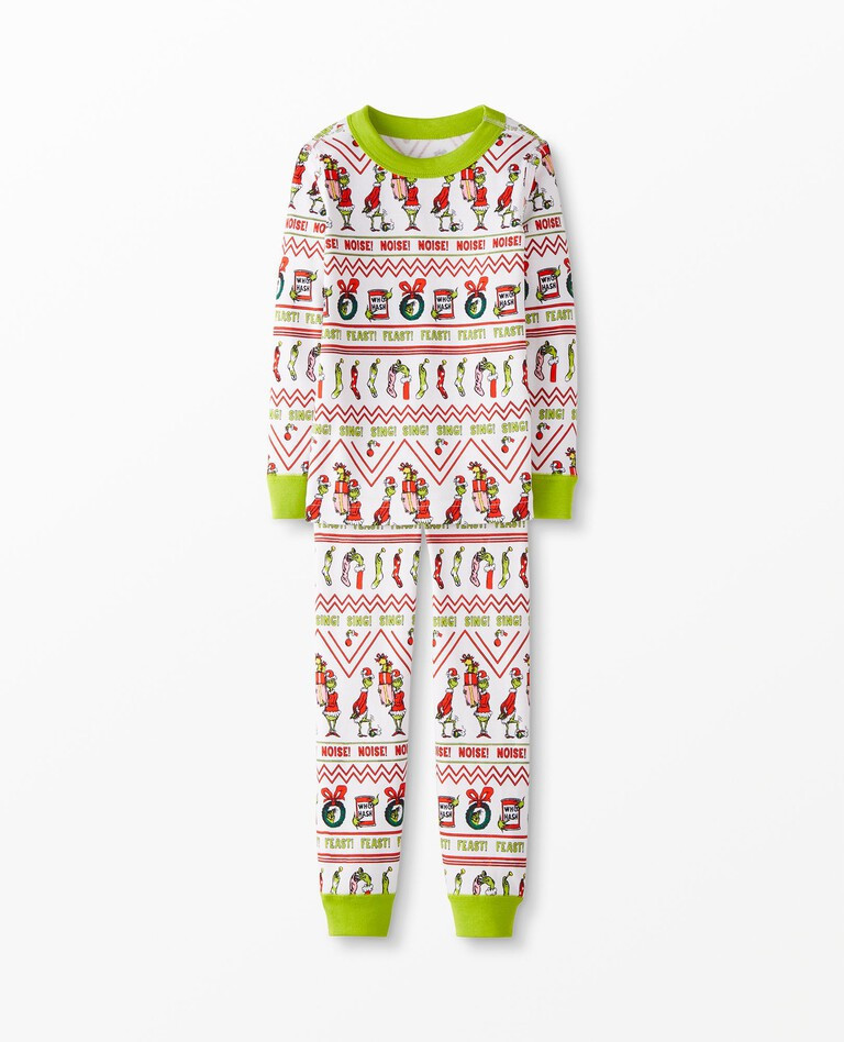 Dr. Seuss Grinch Long John Pajama Set | Hanna Andersson