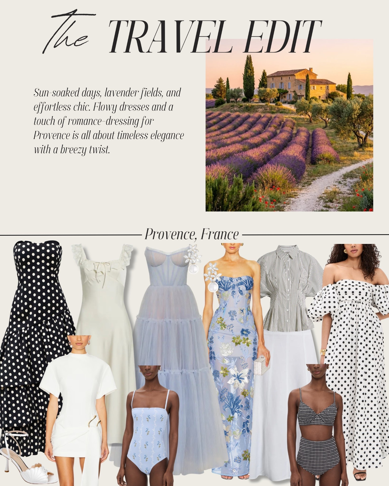 The travel edit: Provence France 🇫🇷 
Flowy dresses and a touch of romance-dressing for Provence is all about timeless elegance with a breezy twist.

#LTKootd #LTKSeasonal #LTKU